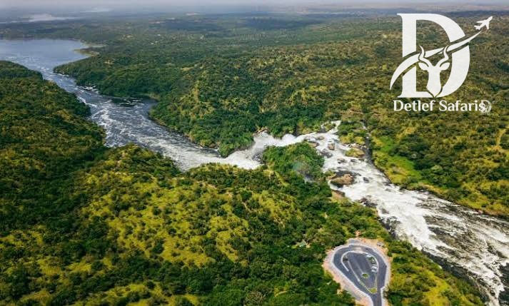 Murchison Falls National Park, Uganda — the Nile River forcing through the falls