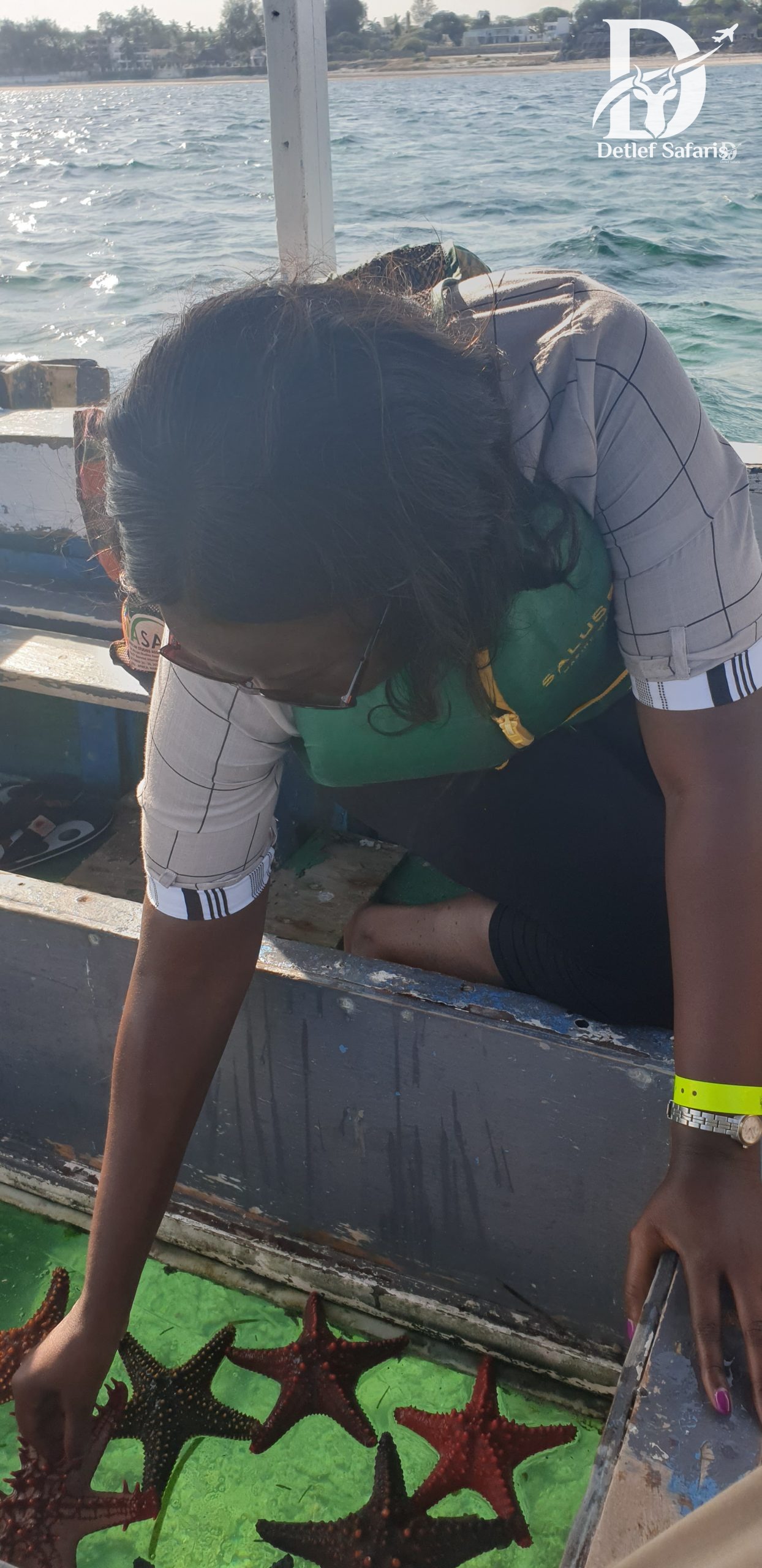 Boat excursion along the coast