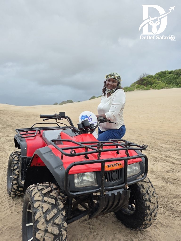 Quad biking on the sand dunes