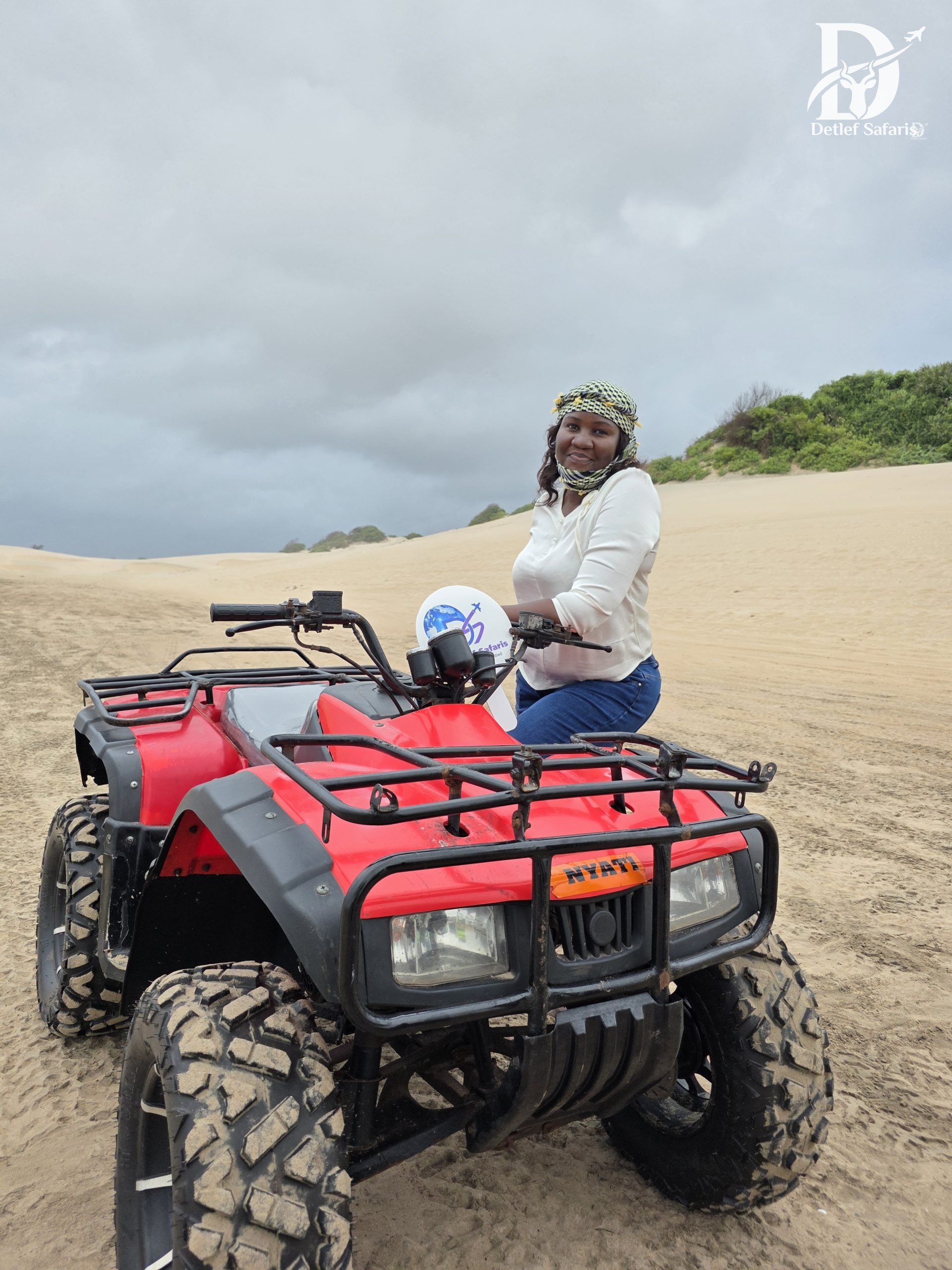 Quad biking on the sand dunes