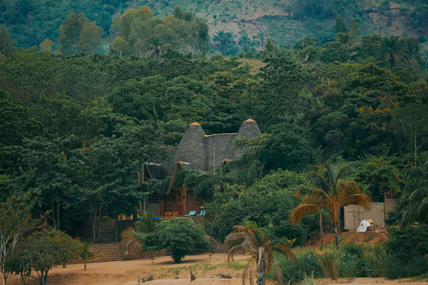 Mahogany Springs Lodge garden view, Volcanoes National Park, Rwanda