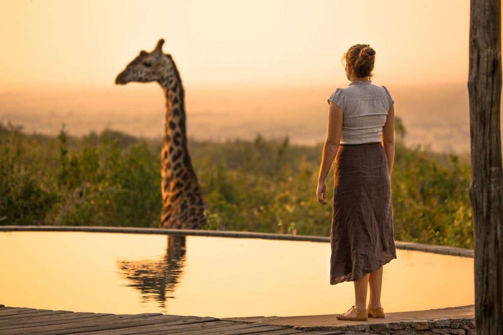 Mweya Safari Lodge overlooking the Kazinga Channel in Queen Elizabeth National Park, Uganda