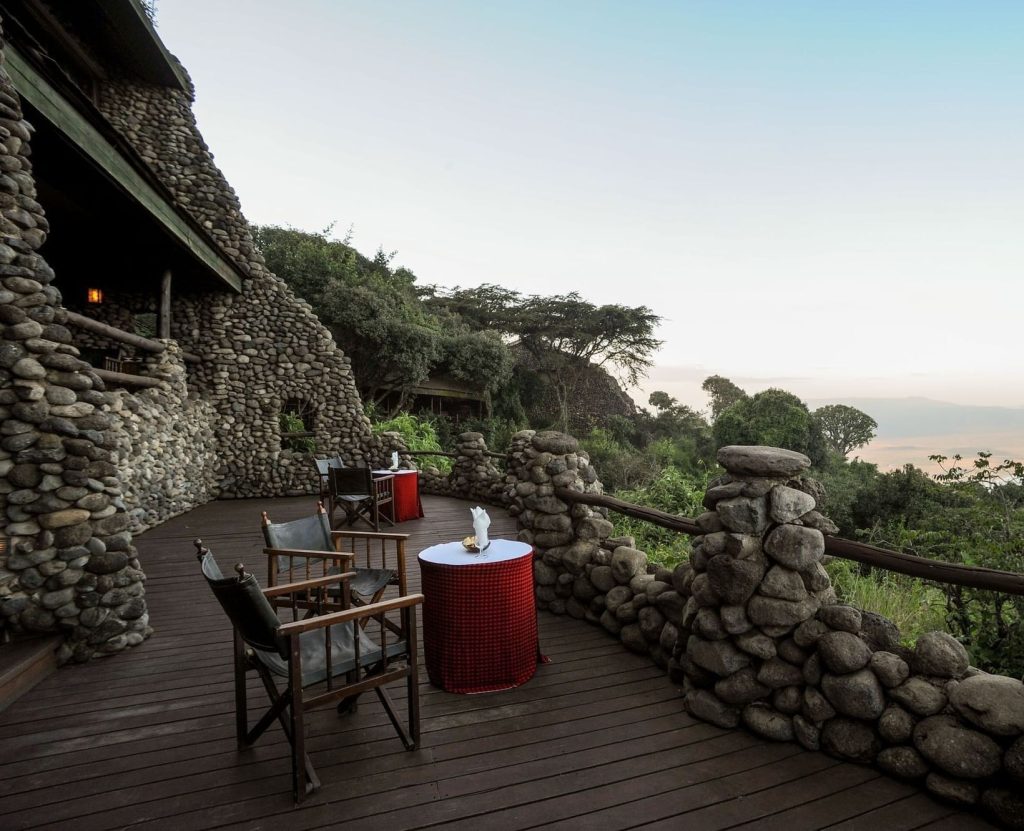 Ngorongoro Serena Safari Lodge balcony